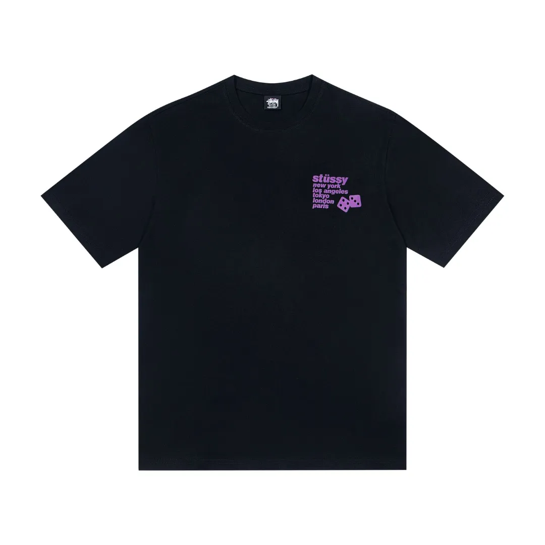 🔥 070# P55 （In Stock ） Stussy T Same Style ：Black White Size：S M L XL ： 260 ：